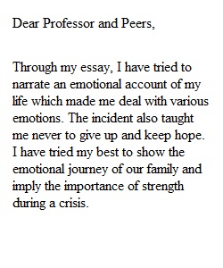 Dear Reader Letter